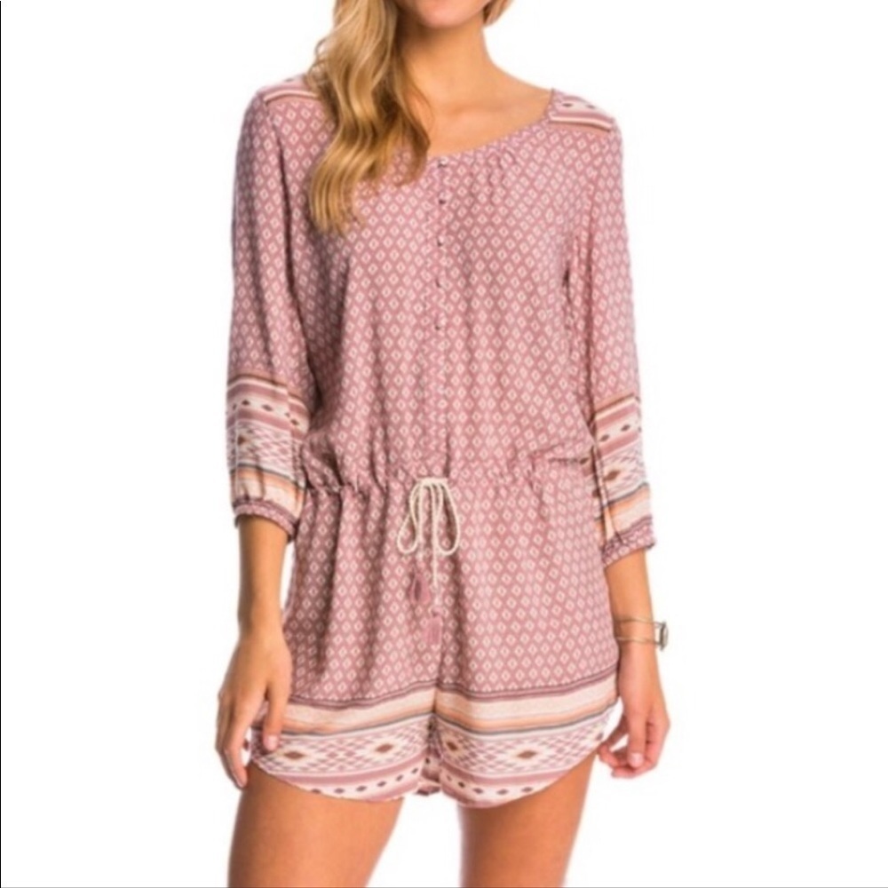 Rip Curl Indio Romper Size L Lightweight Vicose P… - image 5